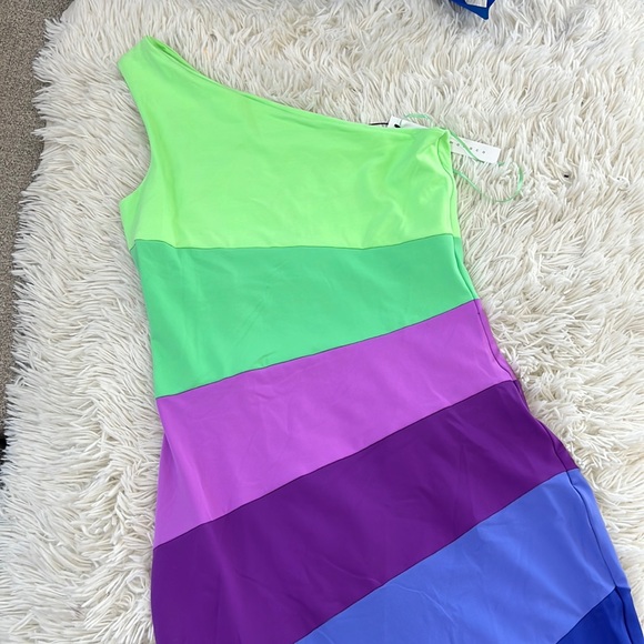 Susana Monaco COLORBLOCKED MINI DRESS - Picture 4 of 9